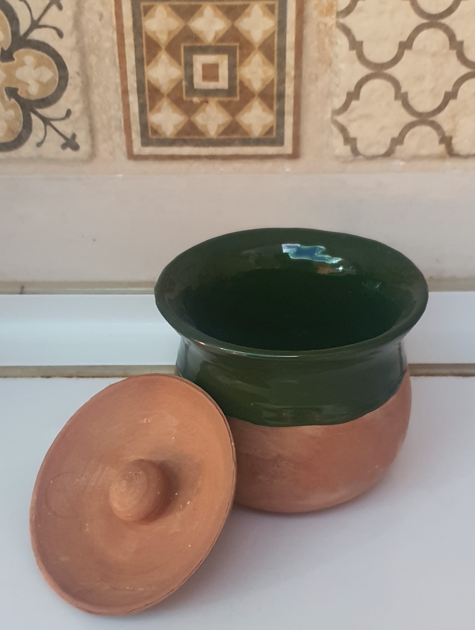 دیزی سفالی سایز کوچک - تصویر 2